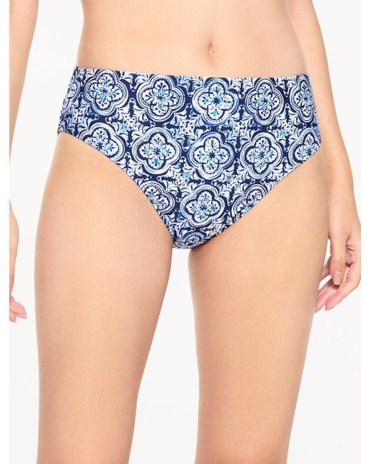 Aqua Club Blue High Waist Swim Bottom