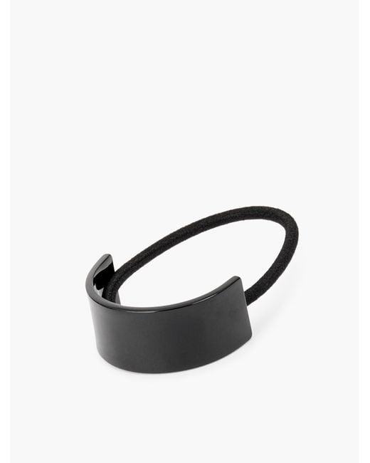 Talbots Black Solid Hair Tie
