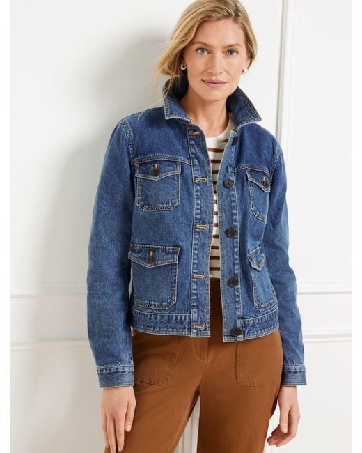 Talbots Women's Blue Studio Chore Jacket - Main Image
