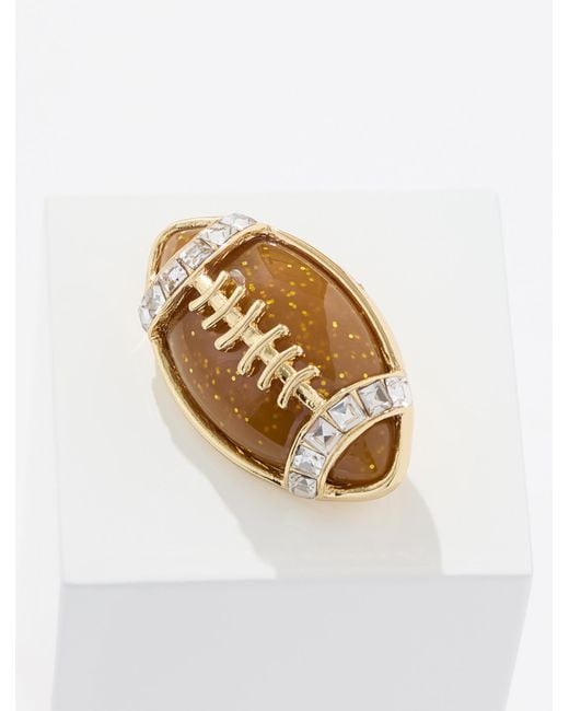 Talbots Metallic Touchdown Brooch