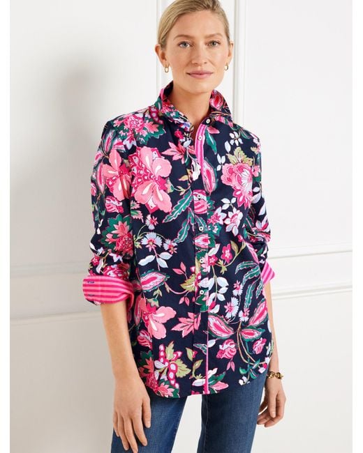 Talbots Women's Red Modern Classic Shirt