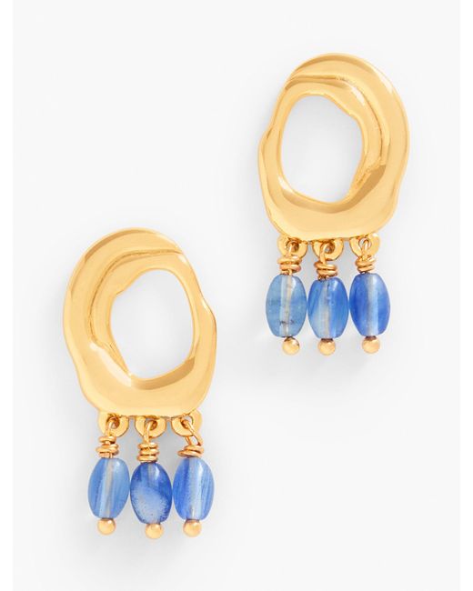 Mignonne Gavigan Blue For Talbots Marina Stud Earrings