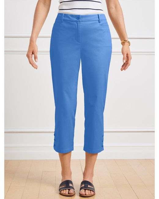 Talbots Blue Perfect Skimmers Pants