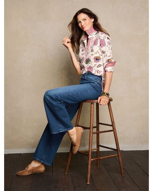 Talbots Blue Modern Classic Shirt