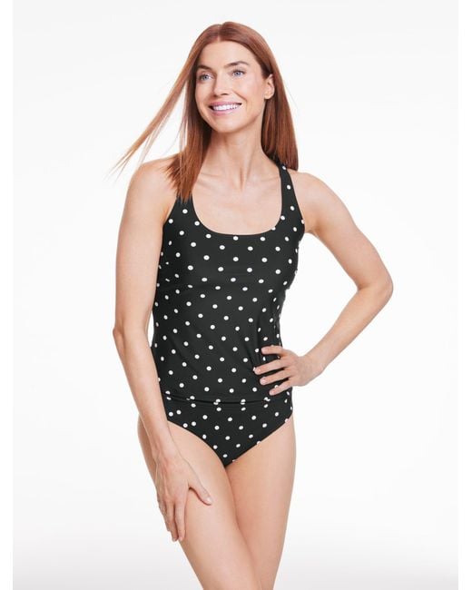 Aqua Club Black Scoop Neck Tankini