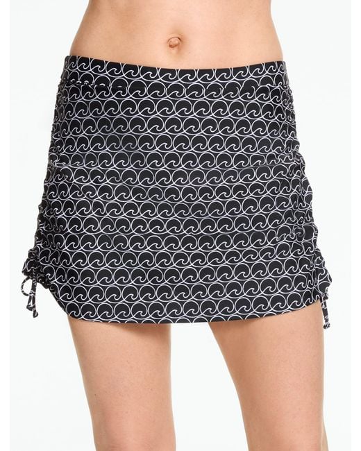 Aqua Club Black Cinch Swim Skirt