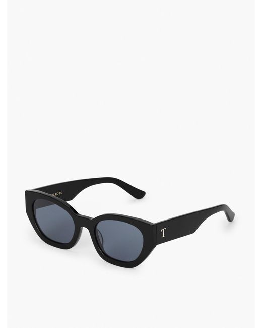 Talbots White Brenda Cat Eye Sunglasses