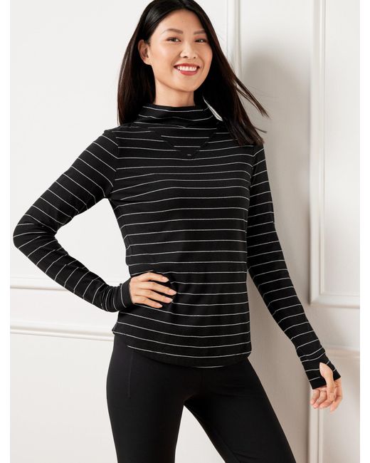 Talbots black tops outlet