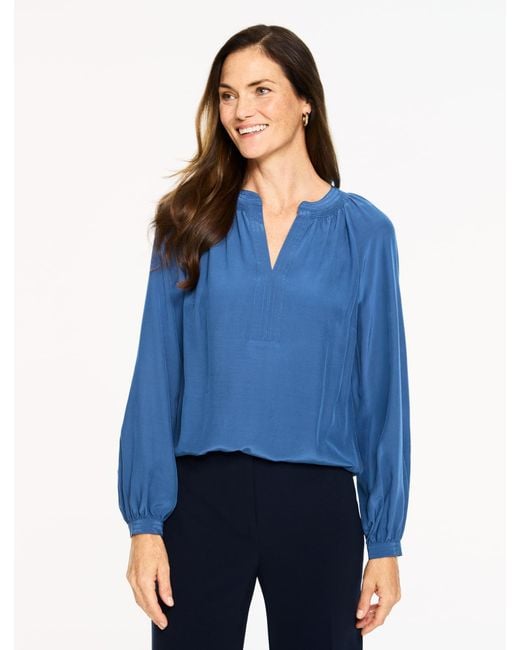 Talbots Blue Soft Top