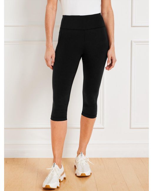 Talbots Black Out & About Pedal Pusher Pants