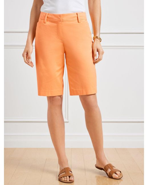 Talbots Orange Perfect Shorts