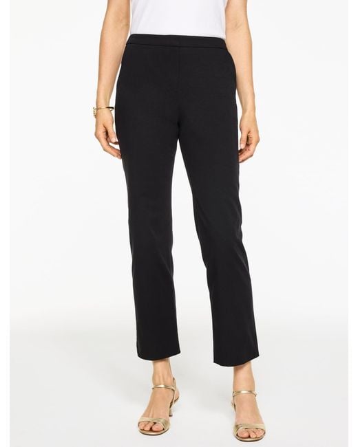 Talbots Black Rsvp Straight Ankle Pants