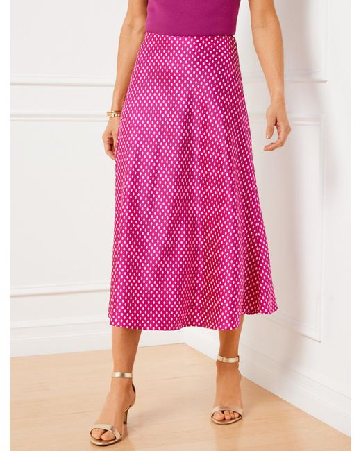 Talbots Pink Satin Slip Skirt