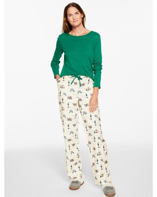 Talbots Green Cotton Pajama Set