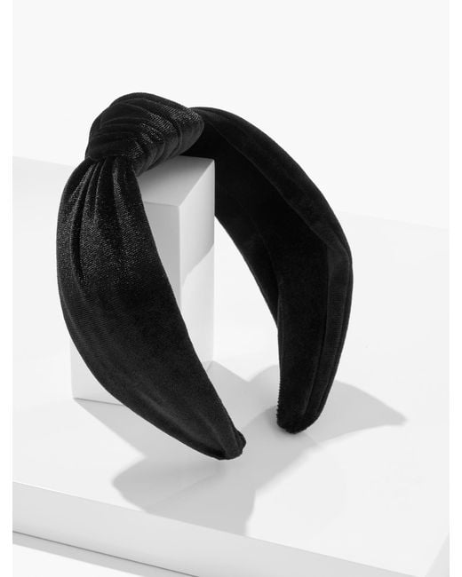 Talbots Black Velvet Headband