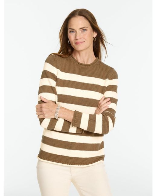 Talbots Natural The Classic Roll Neck Sweater