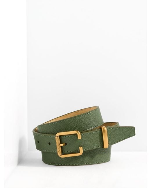 Talbots Green Leather Belt