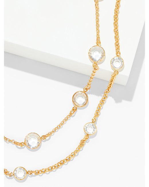 Talbots Neckless Talbots Delicate Shimmer Necklace in White | Lyst