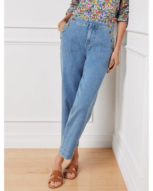 Talbots Sailor Jeans in Blue Lyst