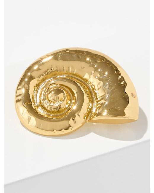 Talbots Metallic Nautilus Brooch