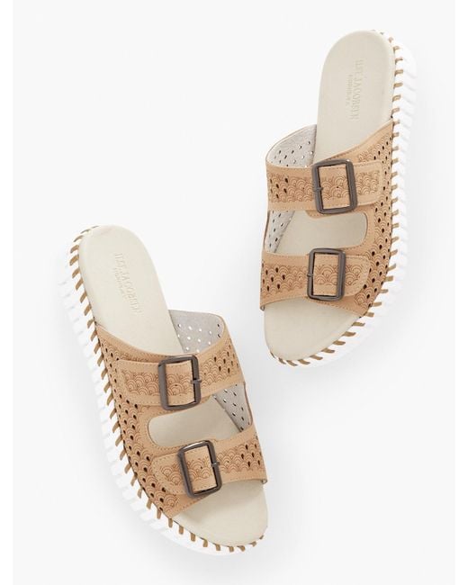 Ilse Jacobsen Natural Tulip Double Strap Sandals