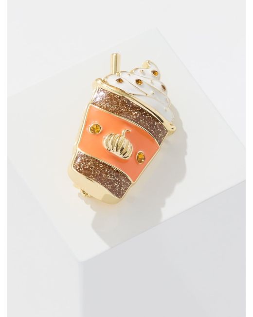 Talbots White Pumpkin Spice Brooch