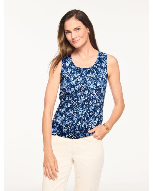 Talbots Blue Charming Shell Sweater