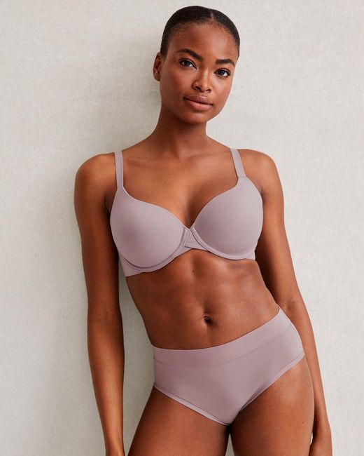 Talbots Brown Embrace Lightly-lined Perfect Coverage Bra