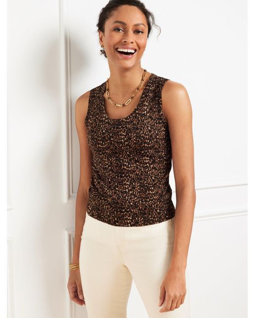 Talbots Brown Sweater Shell