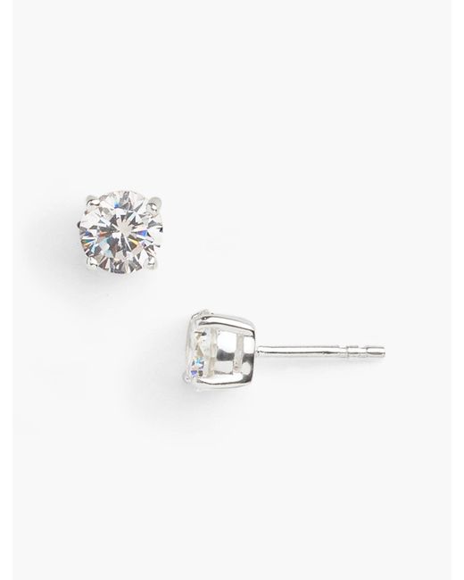 Talbots White Sterling Silver Stud Earrings