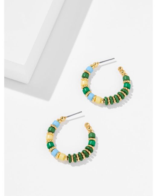 Talbots White Celestine Hoop Earrings