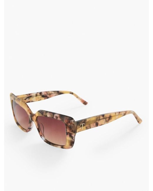 Talbots Pink Frances Tortoiseshell Sunglasses