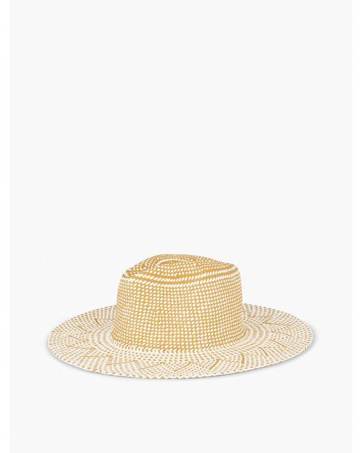 Talbots Natural Hat Attack Luxe Packable Hat
