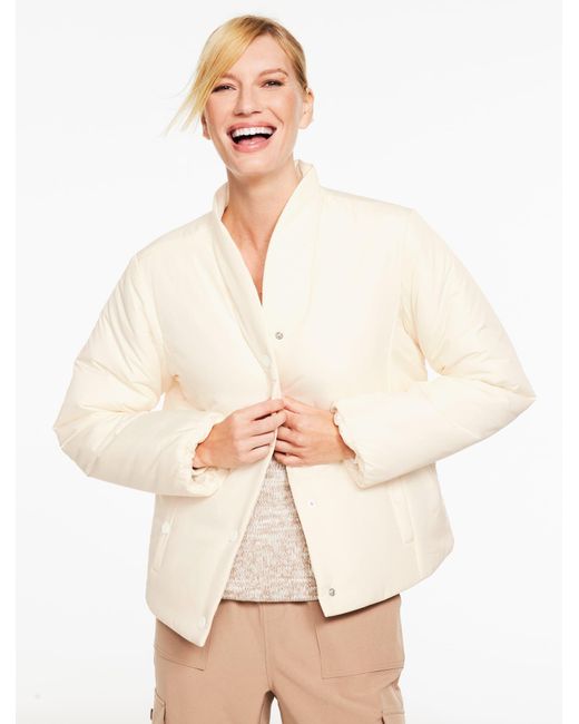 Talbots Natural Padded Jacket