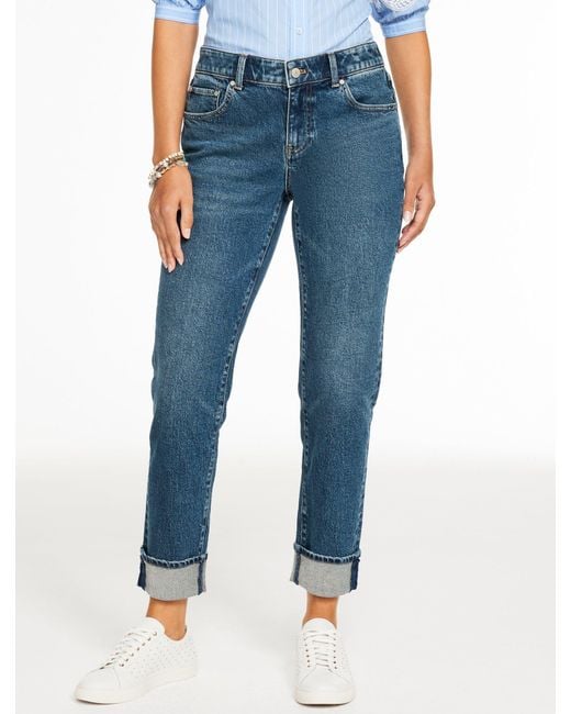 Talbots Blue Everyday Relaxed Jeans