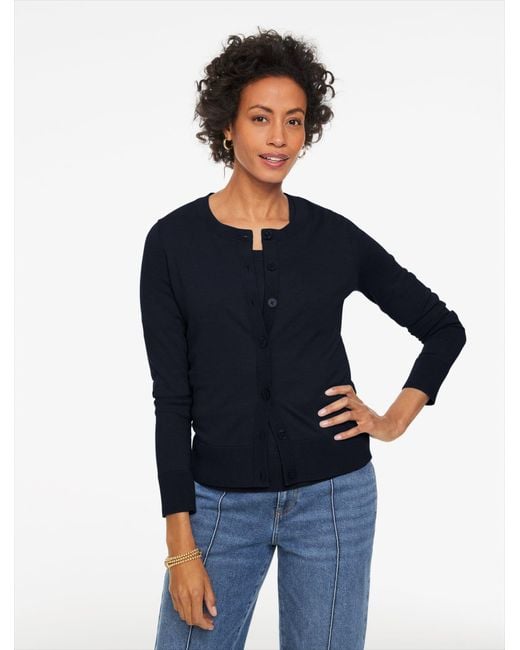 Talbots Blue Charming Cardigan Sweater