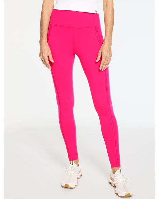 Talbots Pink Performance Compression Leggings