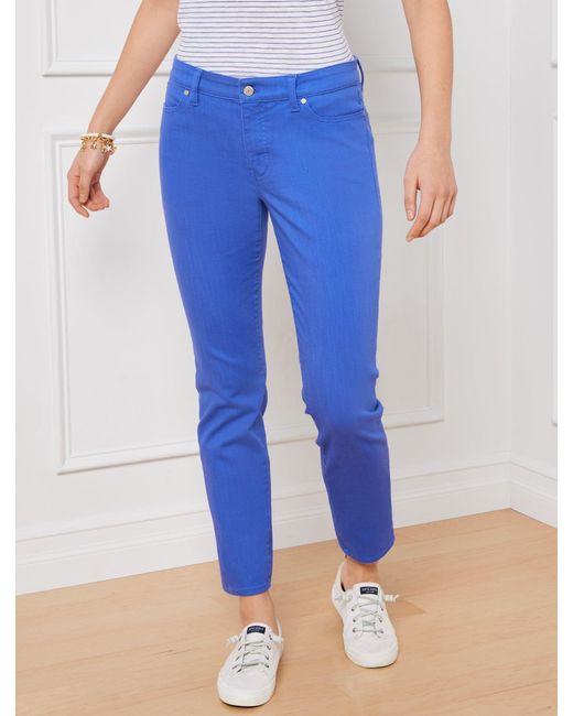 Talbots Slim Ankle Jeans in Blue | Lyst Canada