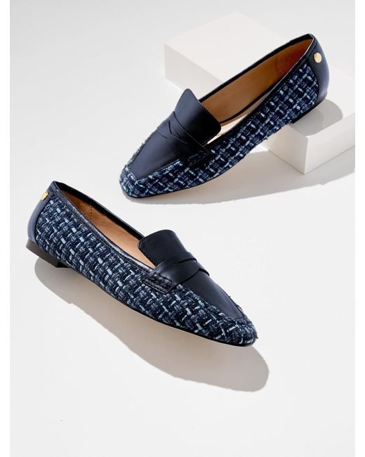 Talbots Blue Erin Loafers