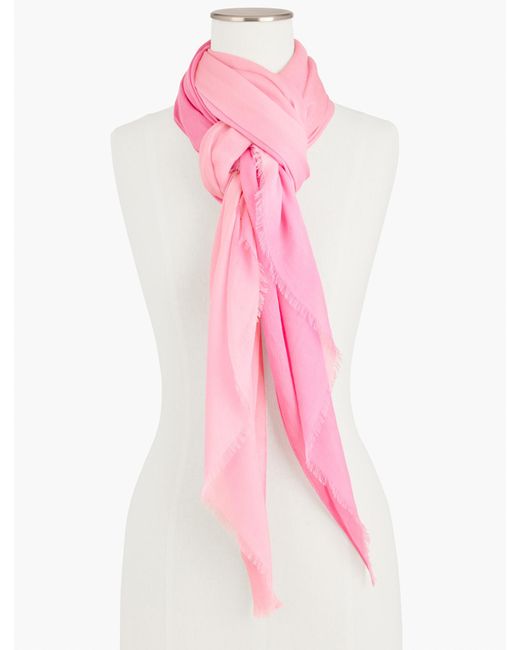 Talbots Pink Spring Ombré Scarf