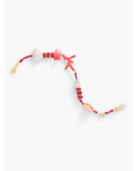 Mignonne Gavigan Pink For Talbots Sandy Bracelet