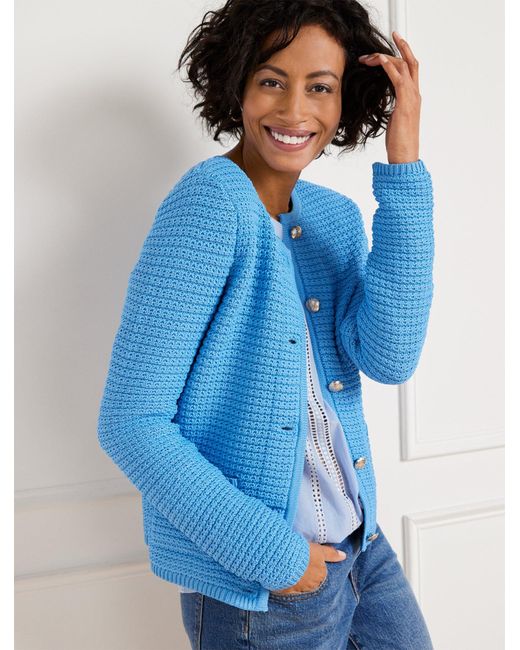 Talbots blue sweater sale