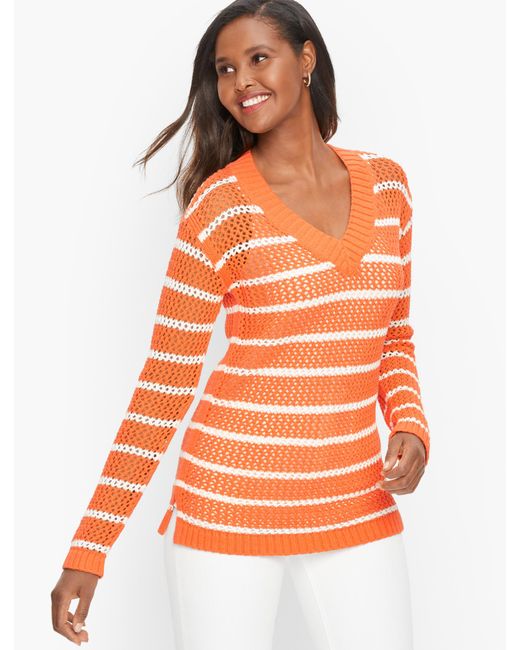 talbots v neck sweater