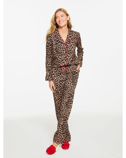 Talbots Natural Cotton Twill Pajama Set