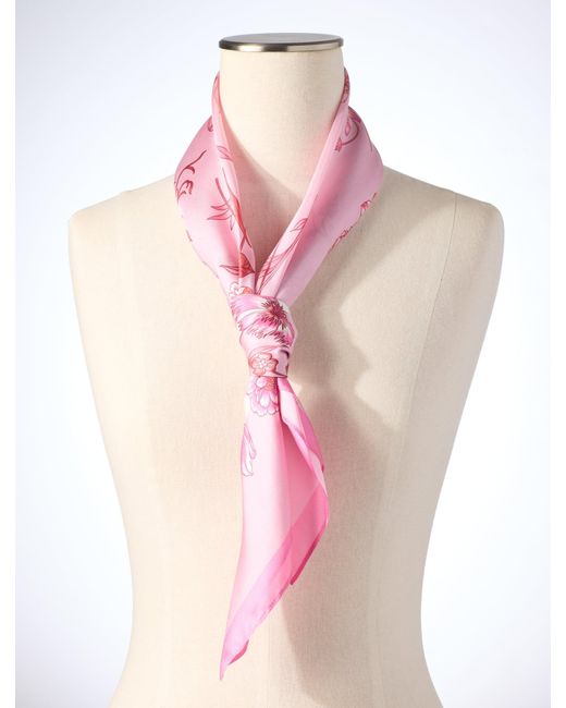 Talbots Pink Sisterhood Scarf