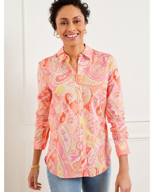 Talbots Pink Modern Classic Shirt