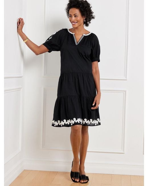 talbots black dress NEW Talbots Black Giraffe Knit Sweater Dress main image 1