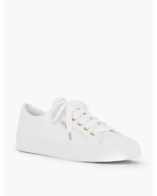 Keds ® Jump Kick Leather Sneakers in White Lyst