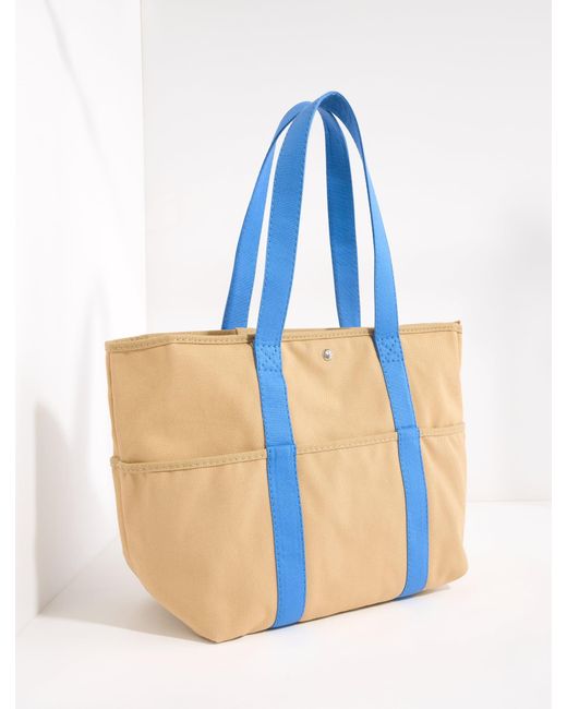 Talbots Blue Coastal Classic Tote