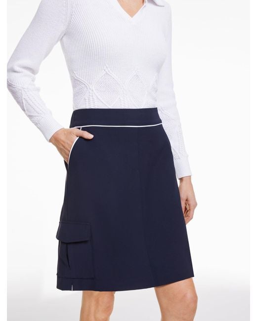 Talbots Blue Golf Skort